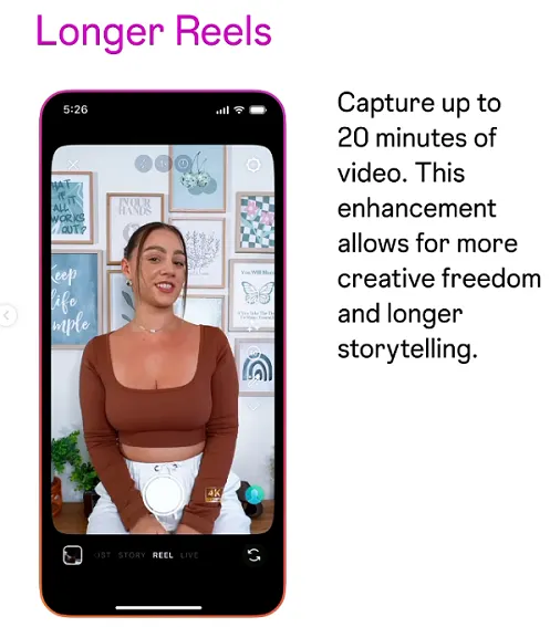 Instagram Reels Update 2025: 20-Min Videos & New Camera Tools